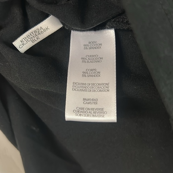 Calvin Klein Rhinestone Logo Tee - Picture 5 of 5